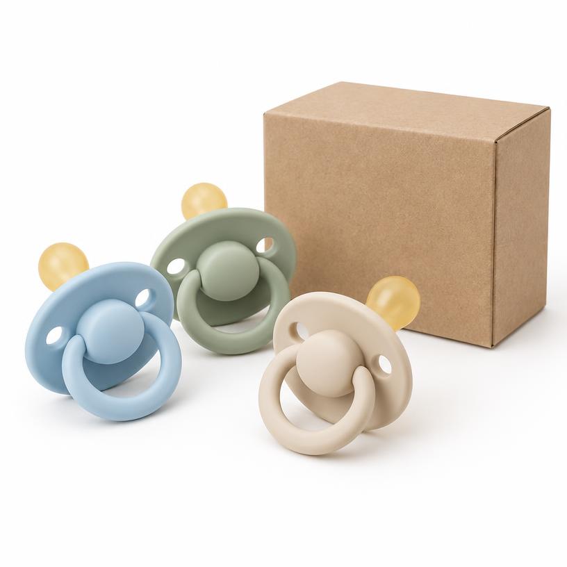 Everyday Pacifier 3-Pack in Sky Blue, Sage, Sand